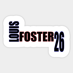 Louis Foster '23 black text Sticker